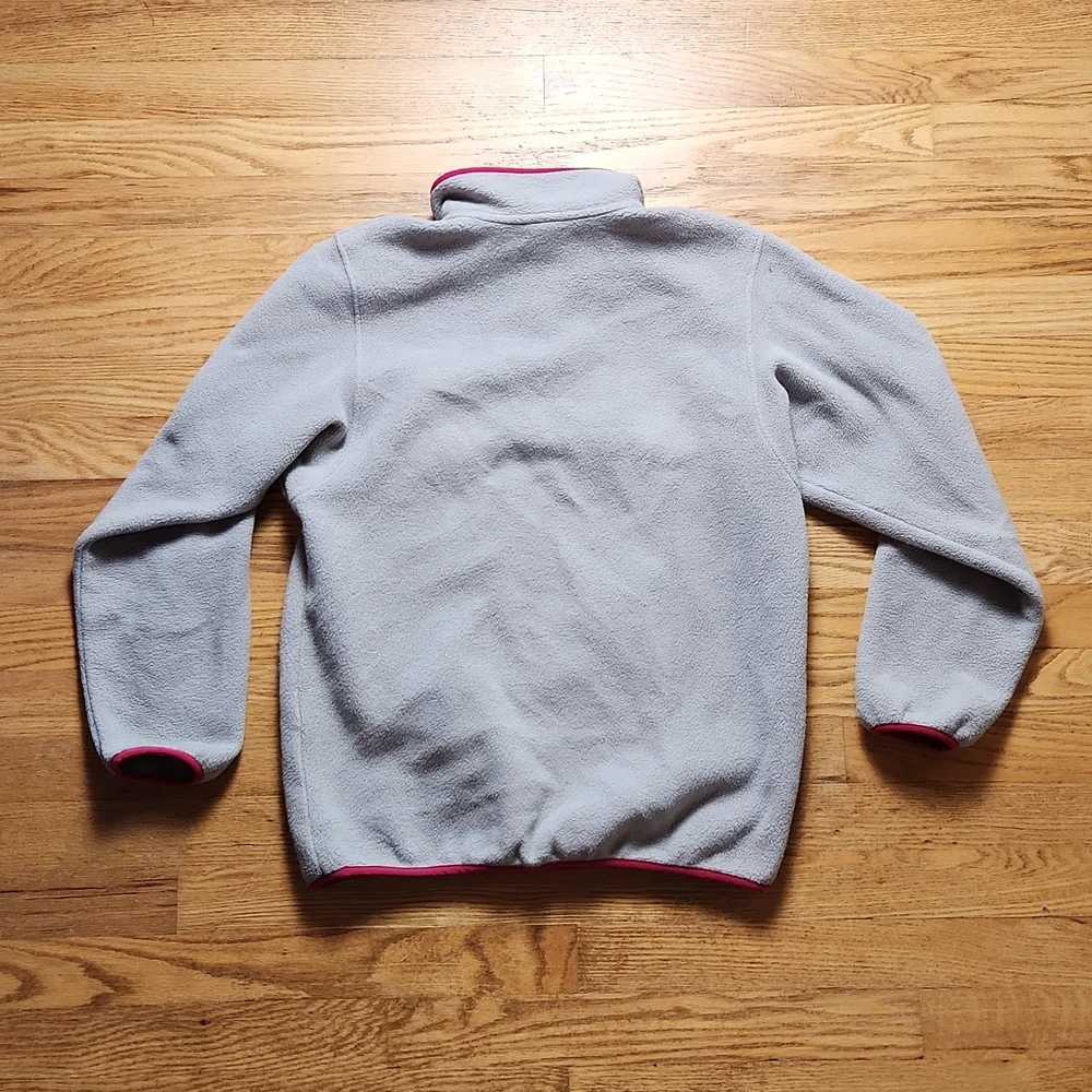 Patagonia Synchilla Snap T gray pink fleece pullover